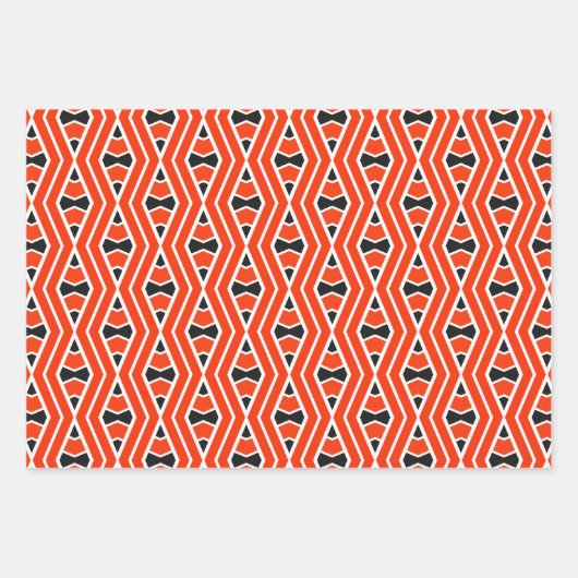 Nostalgische 70's Print in Retro Shades Inpakpapier Vel (Voorkant 3)