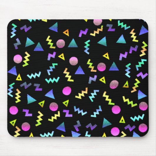 Nostalgische 90s-arcade / filmtheater / bowling muismat (Voorkant)