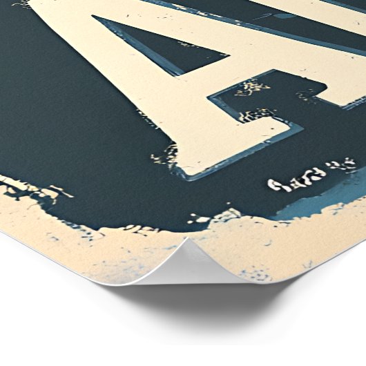 Nostalgische  Alcatraz Reizen Poster (Hoek)