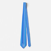 nostalgische aqua strepen stropdas (Voorkant)