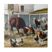 Nostalgische Barnyard en Tegeltje (Voorkant)