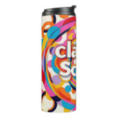 "Nostalgische beats" Thermosbeker (Gedraaid links)