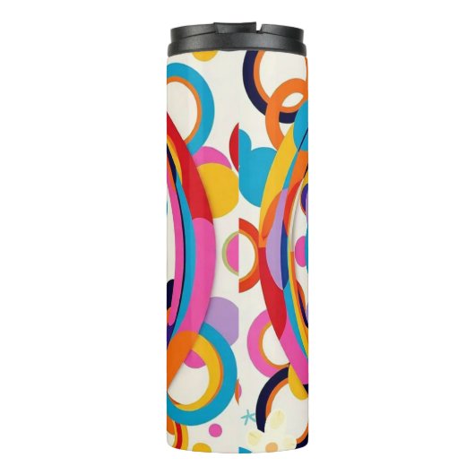 "Nostalgische beats" Thermosbeker (Achterkant)