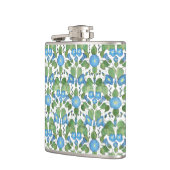 Nostalgische blauw-morning Glory Hip Flask Heupfles (Links)