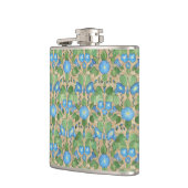 Nostalgische blauw-morning Glory Hip Flask Heupfles (Links)