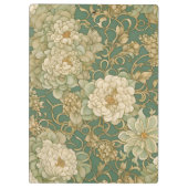 Nostalgische bloemen in  tinten klembord (Achterkant)