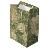 Nostalgische bloemen in  tinten medium cadeauzakje (Achterkant Gekanteld)