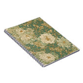 Nostalgische bloemen in  tinten notitieboek (Rechterzijde)