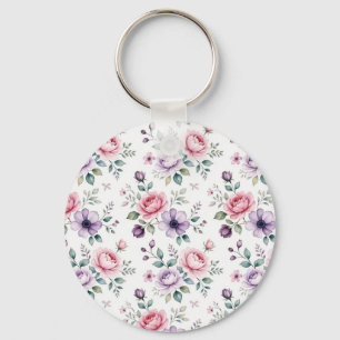 nostalgische bloemenkunstsleutelhanger sleutelhanger