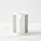 Nostalgische Blue Morning Glory Bone China Mok (Achterkant)