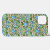 Nostalgische Blue Morning Glory Hoesje-Mate iPad C Case-Mate iPhone Case (Achterkant (horizontaal))