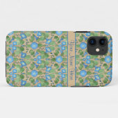 Nostalgische Blue Morning Glory iPhone 5/5s Hoesje (Achterkant (horizontaal))