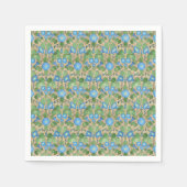 Nostalgische Blue Morning Glory Papieren servetten (Voorkant)