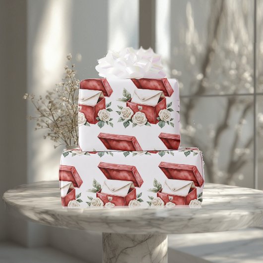 Nostalgische cadeauverpakking Romantische envelop Cadeaupapier