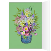 Nostalgische  Camper Trailer Moederdag Kaart (Binnen (Links))