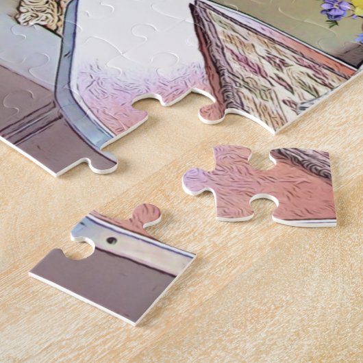 Nostalgische  Camper Travel Kitchen Legpuzzel (Zijkant)