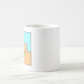 Nostalgische cartoon koffiemok (Center)