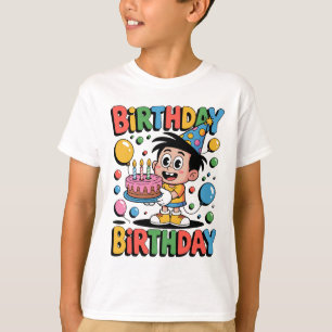 Nostalgische Cartoongeboren T-shirts voor Kinderen