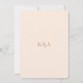 Nostalgische Charm Retro Trouwfoto Bedankkaart (Achterkant)