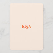 Nostalgische Charm Retro Trouwfoto Bedankkaart (Achterkant)