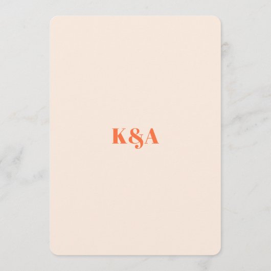 Nostalgische Charm Retro Trouwfoto Bedankkaart (Achterkant)