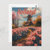 Nostalgische charme:  Holland Briefkaart (Voorkant / Achterkant)