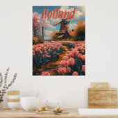 Nostalgische charme:  Holland Poster (Keuken)