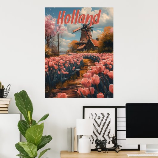 Nostalgische charme:  Holland Poster (Thuiskantoor)