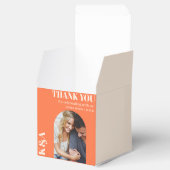 Nostalgische charme retro bruiloft bedankdoosjes (Geopend)