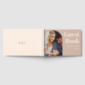 Nostalgische charme retro bruiloft gastenboek (Volledig)