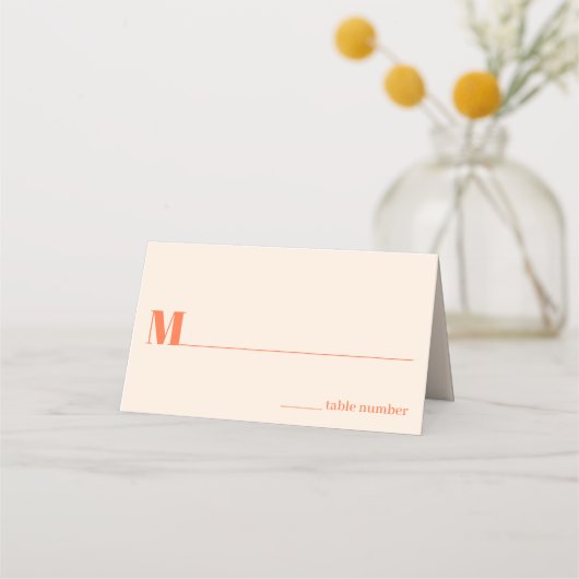 Nostalgische charme retro bruiloft plaatskaartje (Voorkant)