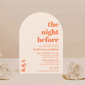 Nostalgische charme Retro bruiloft repetitie diner Kaart