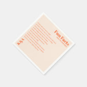 Nostalgische charme retro bruiloft servet (Hoek)