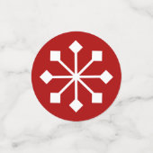 Nostalgische Confetti voor Kerstmis-feestdagen (Kleine voorkant)