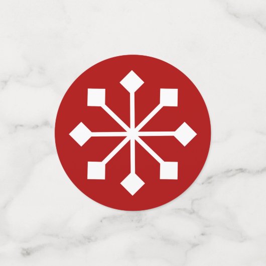 Nostalgische Confetti voor Kerstmis-feestdagen (Kleine voorkant)