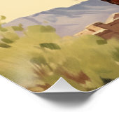 Nostalgische Cowgirl versieringen: Wild West fluis Perfect Poster (Hoek)