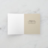 Nostalgische deco-vellen muzieksympathie kaart (Binnen)