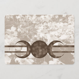 Nostalgische Dogwood Triple Moon Handfasting Grays Kaart