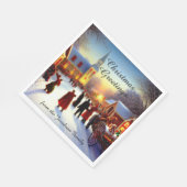 Nostalgische dorpskerk Bezoek kerstcadeautjes Servet (Hoek)