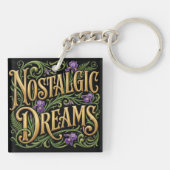Nostalgische Dromen Sleutelhanger (Achterkant)