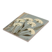Nostalgische duizendblad botanisch tegeltje (Zijkant)
