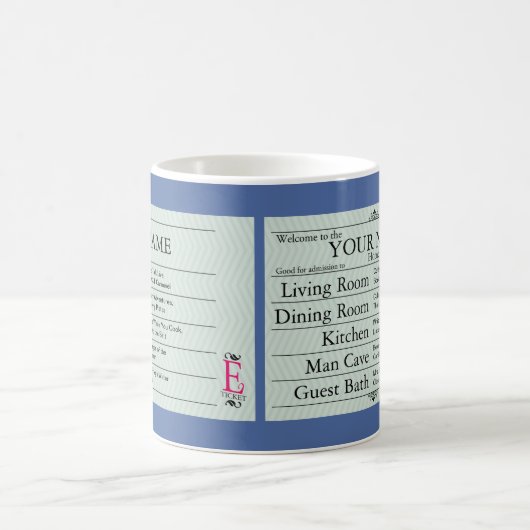 Nostalgische E-Ticket  Koffiemok (Center)