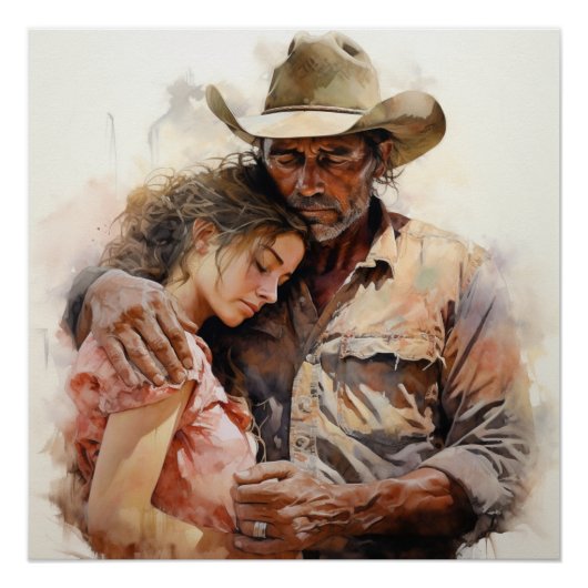 Nostalgische familieband: Erfenis van het Westen Perfect Poster (Voorkant)