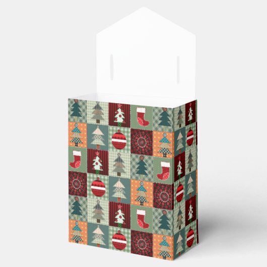 Nostalgische  feestdag bedankdoosjes (Geopend)