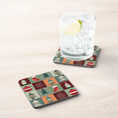Nostalgische  feestdag drankjes onderzetter (Rechterzijde)