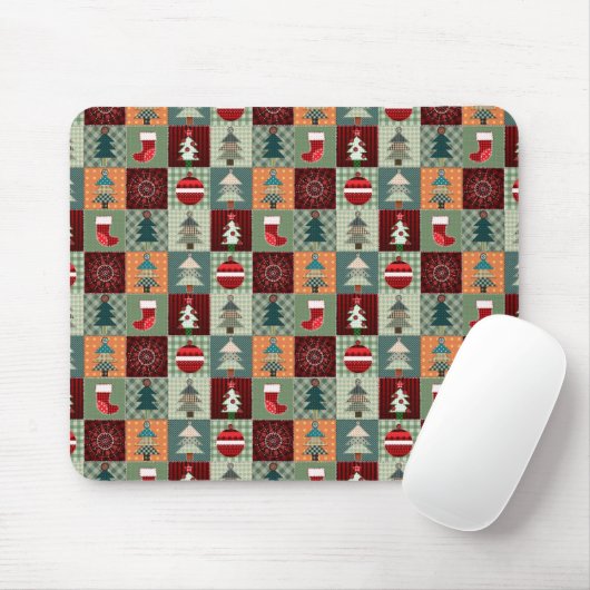 Nostalgische feestdag muismat (Met muis)