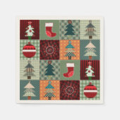 Nostalgische  feestdag servetten (Voorkant)