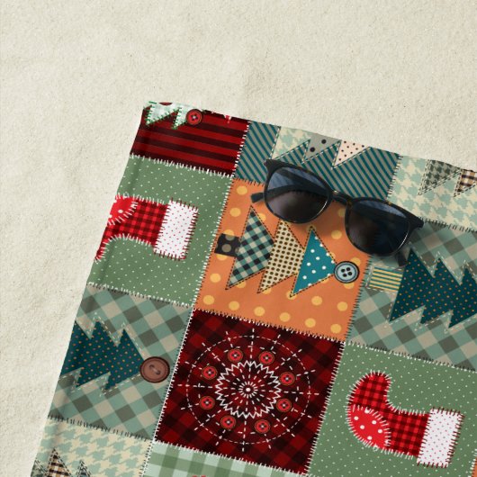 Nostalgische  feestdag strandlaken (In situ)