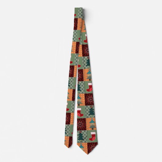 Nostalgische feestdag stropdas (Achterkant)