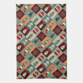 Nostalgische  feestdag theedoek (Verticaal)